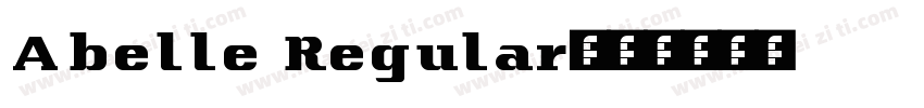 Abelle Regular字体转换
